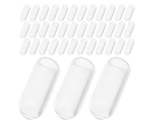 FESTFENDS Embouts de Bandeau en Caoutchouc 200 Pièces, Diamètre 2,5 MM, Protège-Embout Serrage-Tête, Accessoires Coiffure Fille pour Bandeaux Élastiques