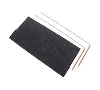 FESTFENDS Ensemble de baguettes de sourcier : baguette de divination en métal pour la recherche d'eau et la détection de fantômes, prospection, divination, en cuivre pur 30 x 12 cm, avec étui