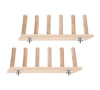 FESTFENDS Étagères Murales pour Chat Design Multi-Niveaux Beige 2pcs en Plastique pour Escalade Intérieure et Espace de Repos Confortable