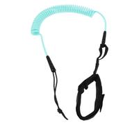 FESTFENDS Laisse de Paddle Enroulée 2,8 Pieds, Sangle de Cheville TPU | Paddle Board et Kayaks, Anti-uv, Anti-abrasion, Fixation Sûre, Double Boucle, Usage Nautique