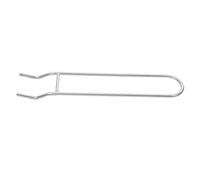 FESTFENDS Lève-Grille de Cuisson en Acier Inoxydable Portable et Anti-brûlure, Accessoire Pratique pour Barbecue Charbon et Gaz, Kit de Nivellement de Gril