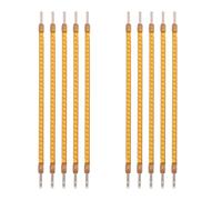 FESTFENDS Lot de 10 filaments LED flexibles : filament flexible pour ampoule, source de lumière douce, pour la réparation d'ampoules rétro, accessoires et pièces détachées (5,8 cm, 3 V,
