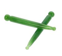 FESTFENDS Lot de 2 Bâtons D'automassage en Résine Verts pour Visage et Cou, Outil de Massage Trigger Points, pour Réflexologie Faciale et Myofasciale