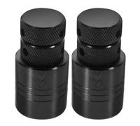 FESTFENDS Lot de 2 Coussinets en Acier Noir pour Cric à Vis Réglable Capacité 3 T, Protège et Stabilise, pour Entretien et Levage de Machines Lourdes