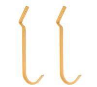 FESTFENDS Lot de 2 Crochets de Billard sous Table - Support de Rangement métallique pour queues de Billard, idéal pour Votre Salle de Jeux - Fixation latérale avec vis, Accessoires de pour Salle