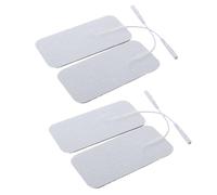FESTFENDS Lot de 4 Électrodes en Gel Autocollantes pour Électrostimulateur, Coussinets Solide et Confortables, pour Soulagement et Thérapie Musculaire