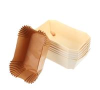 FESTFENDS Lot de 6 Moules Rectangulaires en Bois Résistant à Haute Température, Réutilisables pour Toasts et Gâteaux, pour Thé de L'après-midi