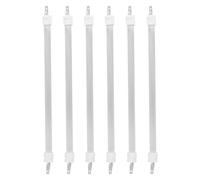FESTFENDS Lot de 6 Tubes Chauffants de Rechange en Quartz pour radiateur Radiant avec Prise, 300-400 W, Tige chauffante électrique pour Chauffage d'intérieur (16 cm)
