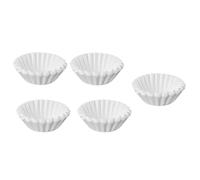 FESTFENDS Lot de Cent Filtres à Café en Papier Blanc, Forme Bol, Résistants et Faciles à Utiliser, Adaptés pour Café et Feuilles de Thé