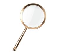 FESTFENDS Loupe de Lecture Portative 5X Verre Robuste en Alliage D'aluminium, Outil Pratique Voyages et Expériences Scolaires