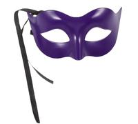 FESTFENDS Masque de Bal Masqué en Plastique Pourpre Demi-masque Classique et Simple pour Hommes Accessoire pour Costume Party et Bal de Carnaval