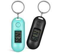 FESTFENDS Montre Numérique D'examen Porte-clés, Lot de Deux, Plastique | Format Poche Léger, Usage École et Examen, Se Fixe au Paquet, à Ceinture, au Paquet à Dos