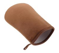 FESTFENDS Moufles Autobronzant Marron en Flanelle et Éponge pour Application et Prévention des Irritations, Accessoire pour Visage et Corps