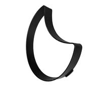 FESTFENDS Moule en Abs Noir de Croissant pour Pavage de Jardin, Moule à Ciment Réutilisable pour Allées et Patios, pour Bricolage Extérieur
