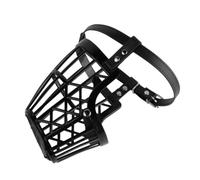 FESTFENDS Muselière pour Chien et Boucle à Libération Rapide Panier en Plastique Taille S, Sangle Réglable Confortable et Sécurisée pour Éviter Les Aboiements