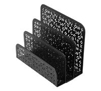 FESTFENDS Organisateur de Bureau et Économiser l'espace en Fer Noir Moderne et Simple Support de Rangement de Bureau pour Réduire L'encombrement pour Salle D'attente