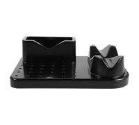 FESTFENDS Organiseur pour embouts et machine à ongles : boîte de rangement à 24 emplacements pour outils professionnels (lime électrique, pièce à main et embouts), noir.
