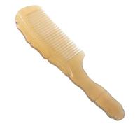 FESTFENDS Peigne à Main en Corne de Bœuf Naturel pour Femmes, pour Démêler et Coiffer, Manche Ergonomique, Usage Quotidien à Domicile