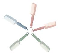 FESTFENDS Peigne Anti-statique pour Cheveux 5pcs en Pp et Silicone Léger, Démêlage Facile des Cheveux Mouillés, pour Coiffure et Usage Extérieur