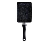FESTFENDS Poêle Antiadhésive pour Tamagoyaki Japonais Poêle à Omelette Carrée avec Revêtement Sain et Base Plat pour Crêpes Oeufs Galettes et Petit Déjeuner Noir