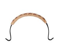 FESTFENDS Poignée Ergonomique Remplaçable pour Théière et Bouilloire en Fer Revêtement en Corde de Suède, Accessoire Pratique pour Usage Personnel et Professionnel