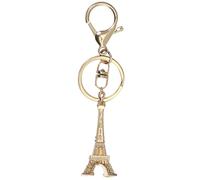 FESTFENDS Porte-clés Tour Eiffel Doré Petit Accessoire Femme Cadeau Souvenir de Voyage Décoratif et Résistant pour Clés et Sacs