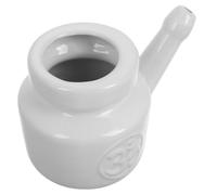 FESTFENDS Pot de Rinçage Nasal Changements Saisonniers 350 Ml en Céramique pour Lavage et Complet Nez, Outil D'irrigation Nasal Élégant et Sûr, Yoga
