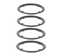 FESTFENDS Protège-Plateau de Vélo Installation Facile 4 Pièces en Plastique Noir 42 Dents 4 Boulons, Protection Complète et Aérodynamique pour VTT et Cyclisme Route