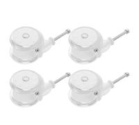 FESTFENDS Roues de Rechange pour Chariot 4 pièces, kit de Roues pour Poussette, Roue de Poussette en Plastique et métal, diamètre 5 cm, pour bébés, pour Shopping et extérieur