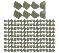 FESTFENDS Sac Abrasif Triangulaire Céramique pour Polissage Rapide, Abrasif Réutilisable pour Machine à Polir Pierres et Bijoux, pour Ponçage Précis et Finition sans Rayures