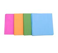 FESTFENDS Serviettes de Table en Papier Colorées 80 Pièces 25x25 Cm Jetables Pratiques en Pâte de Bois pour Fêtes et Mariages