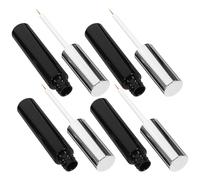 FESTFENDS Set Maquillage Femme Complet avec 4 Tubes D'eyeliner Vides Noirs 10ml en Plastique, 4 Mini Entonnoirs et 4 Pipettes de Transfert Légères, pour Voyage et DIY