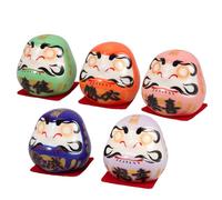 FESTFENDS Statue Japonaise en Céramique Mini Œuf, Symbole de Chance et Prospérité, Décoration Polyvalente pour Maison et Présent Unique