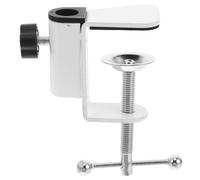 FESTFENDS Support de Lampe de Bureau à Pince en Alliage D’Aluminium Base Métallique Blanche 45 CM Bras Rotatif 360° Compatible Lampe LED à Pince et Diffuseur D’Huiles Essentielles