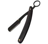 FESTFENDS Support Rasoir Pliable Noir pour Hommes Rasoir Manuel de Barbier Coupe-choux Sécurisé pour Rasage à Domicile et Salon Maniable et Stable sans Lame Incluse