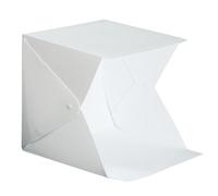 FESTFENDS Tente D'éclairage Cube Pliable LED, Mini Boîte Photo Portable en Eva, Éclairage Doux USB 20 Cm pour Studio Photo et Fond Blanc