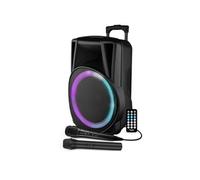 FESTI15 - Enceinte sans fil Bluetooth lumiere multicolore fonction cd - Multicolore