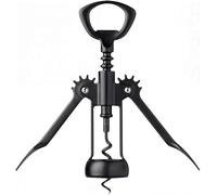 FestiCook Tire-Bouchon à Ailes en Métal - Ouvre-Bouteille Manuel pour Vin - Extracteur de Bouchon Robuste, Ergonomique et Facile à Utiliser - Accessoire de Cuisine pour Bouteilles de Vin et Spiritueux