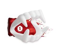 Festicy Dent de Vampire pour 6-12 Ans Enfant, Dents Vampire à Clipser, Dracula, Halloween Fête Costume, Halloween Deguisement, dent de Vampire Retractable