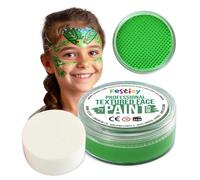 Festicy Maquillage Halloween pour Visage, Vert, 20g, éponge | Certifié EN 71-3 & Reach | Maquillage enfant fille | Déguisement | Maquillage Halloween & peinture corporelle, maquillage enfant