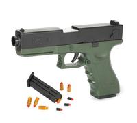 Festicy Pistolet Jouet pour Enfants Et Adultes I Set Pistolet Carnaval avec 8 Douilles Et 10 Cartouches I Idéal pour Costume Mafia Homme I pour Carnaval Halloween Et Fête À Thème