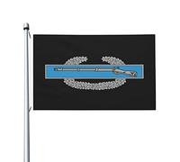 Festif Drapeau en polyester US Army Combat Infantry Badge Drapeau durable Bannière décorative 3x5 Ft pour Décoration intérieure,Décoration extérieure,patio