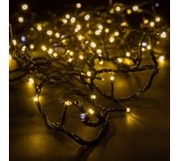 FESTILIGHT-Guirlande lumineuse LED à lumière fixe blanc chaud sur secteur - 20 m