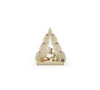 FESTILIGHT-Scénette en forme sapin avec 9 LED 28x8.5x33 cm