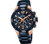 Festina acier hommes montre F20524/1 montre-bracelet bleu foncé Chrono Bike D2UF20524/1