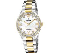 Festina acier inoxydable dames montre bracelet argent or de luxe D2UF20659/1