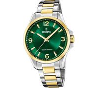 Festina acier inoxydable hommes montre bracelet argent or de luxe D2UF20657/3