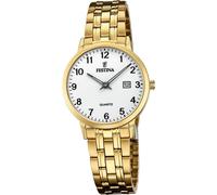 Festina acier inoxydable Montre élégante pour dames F20514/1 Montre-bracelet or classique D2UF20514/1