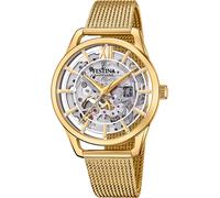 Montre FESTINA pour Femme F20629/1 Automatique Boîtier en Acier Inoxydable Doré Bracelet en Acier Inoxydable Doré