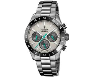 Festina Ceramic Chronograph F20703/1 - Homme - 39 mm - Analogique - Quartz - Verre minéral